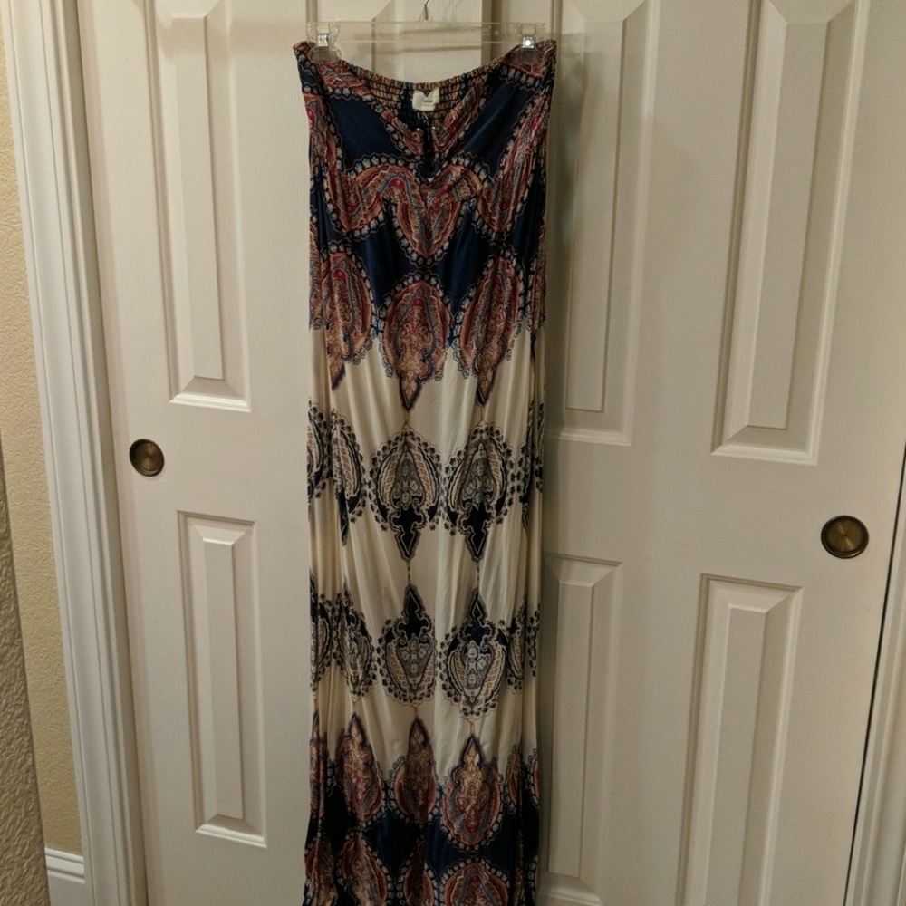 Strapless Maxi Dress